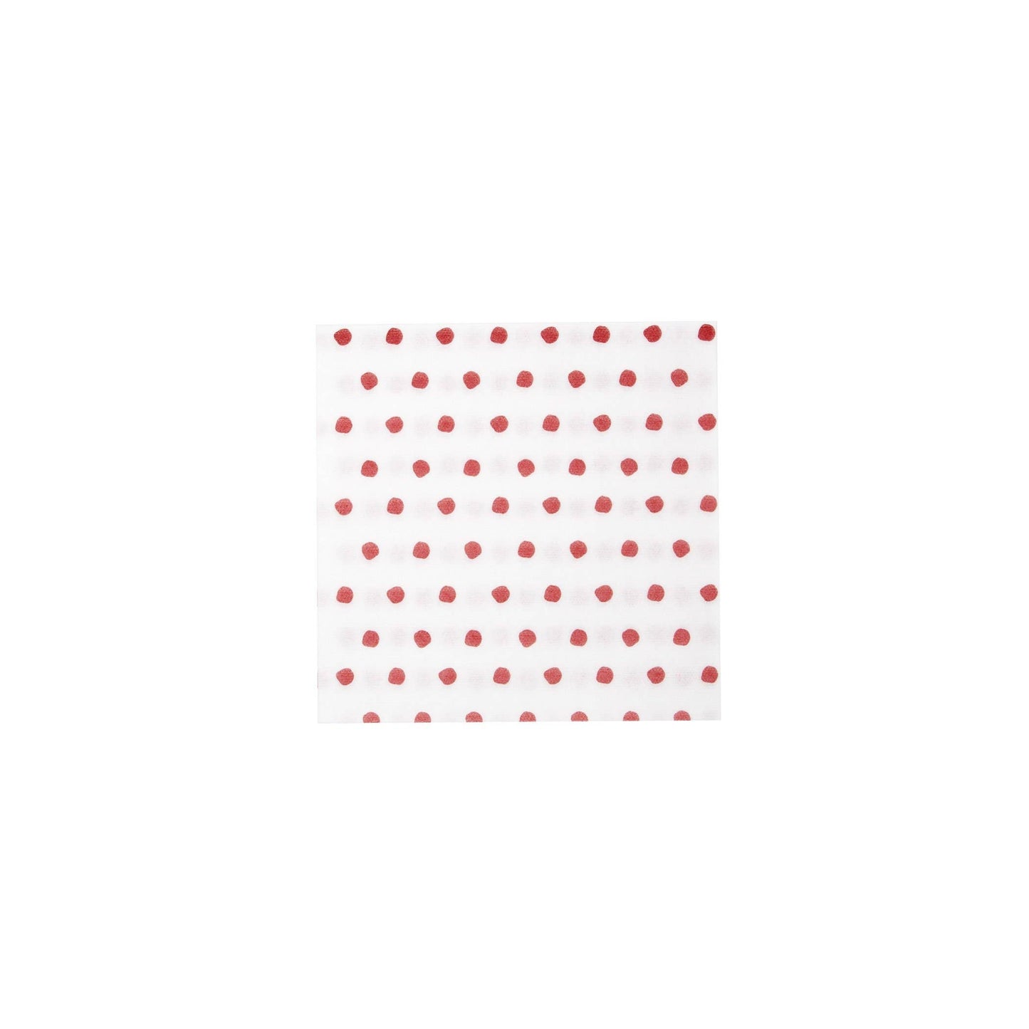 VIETRI Inc. - Papersoft Napkins Dot Red Cocktail Napkins (Pack of 20)