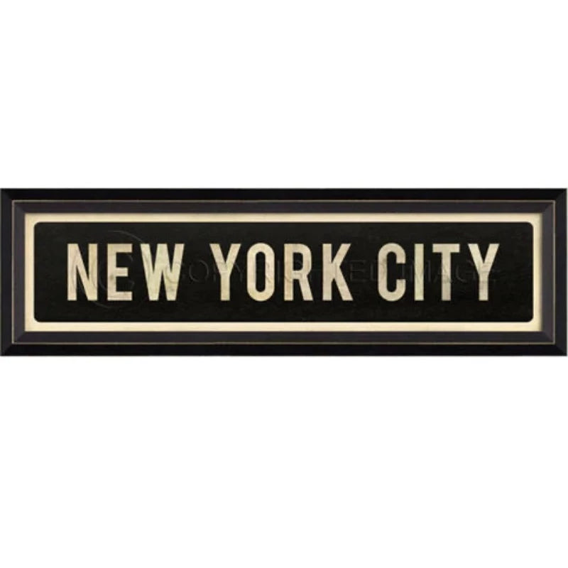 Street Sign Wall Decor-New York City