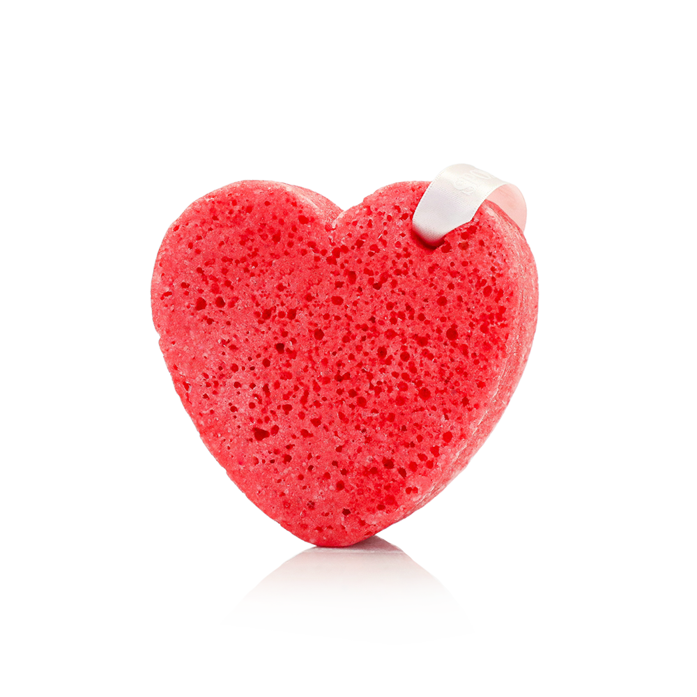 Spongellé - Scarlet Blush Valentine's Day Heart Buffer