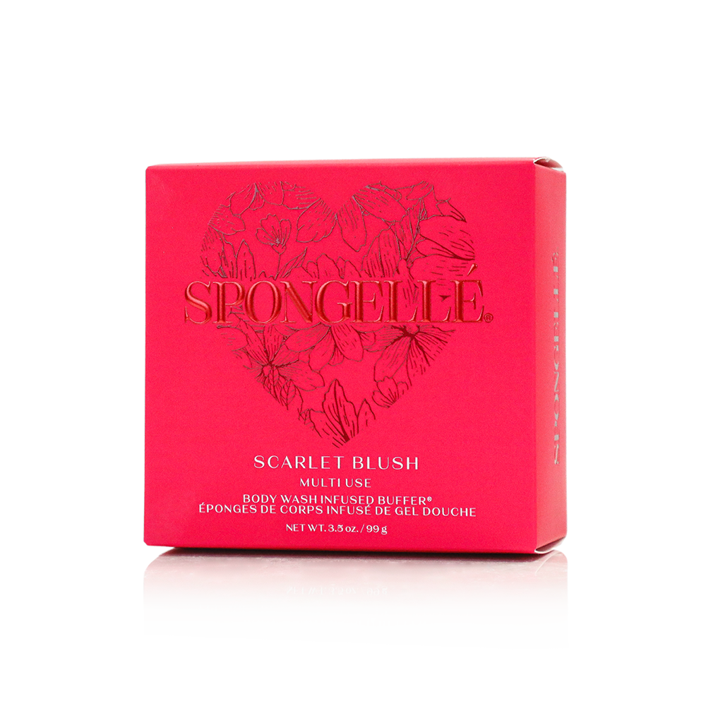 Spongellé - Scarlet Blush Valentine's Day Heart Buffer