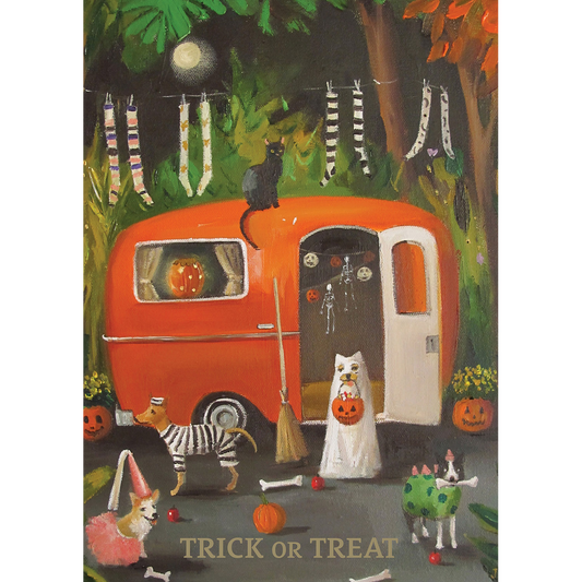 Hester & Cook - Stationery - The Dogs Of Halloween Card