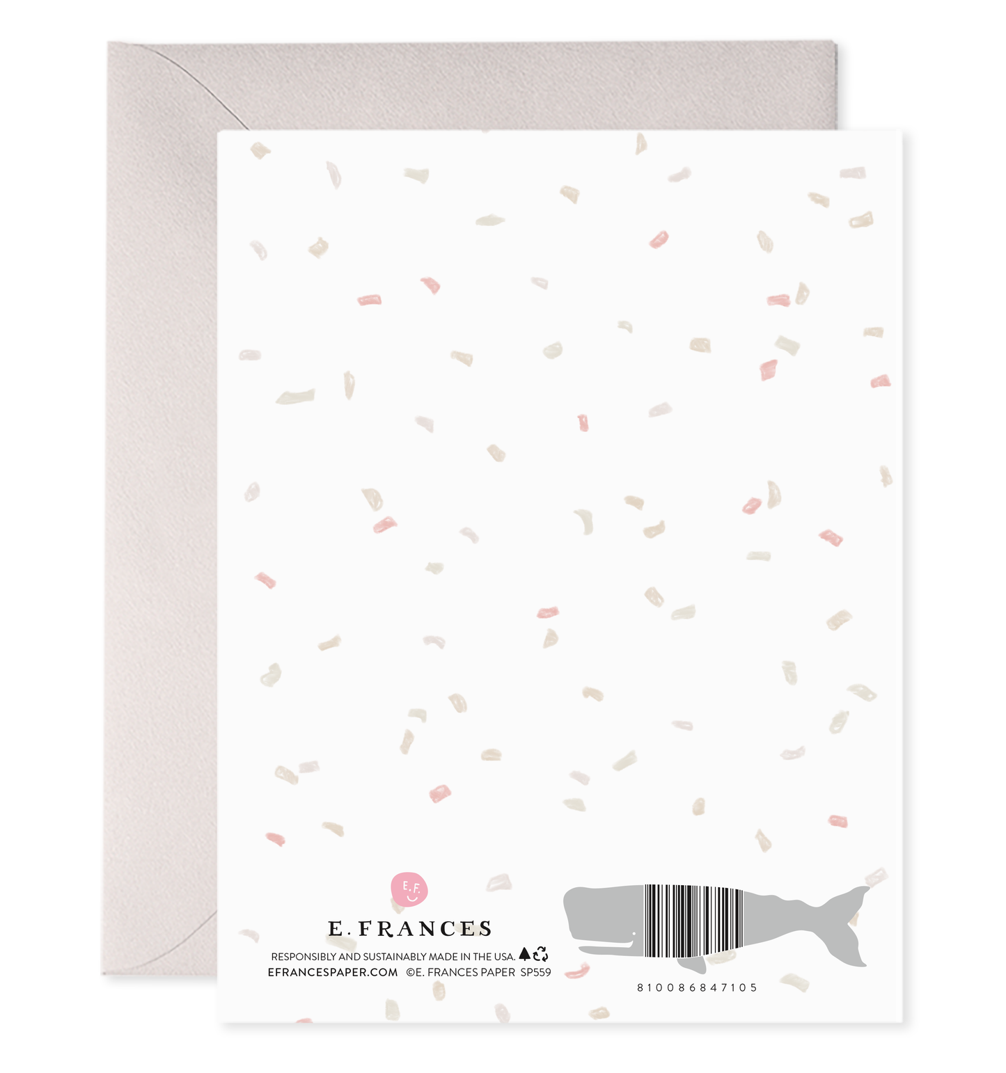 E. Frances Paper - Frosted Wedding Greeting Card